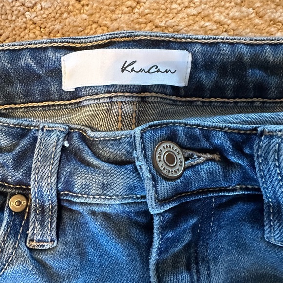 KanCan Distressed Skinny Jeans in Blue - Picture 2 of 6